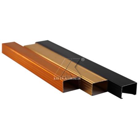 U Shape Decorative Aluminum Trim Different Finish High Grade Extrusion Profiles