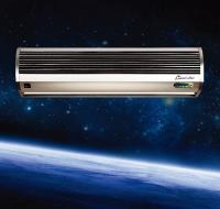 Rideaux d'air pour portes résidentielles en aluminium argenté 2025 avec ventilateur à débit croisé