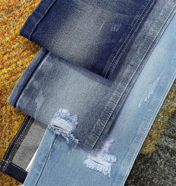 100% Cotton DARK BLUE Heavy Weight  Denim Fabric 13.3OZ JSC2005 For Jacket Jeans
