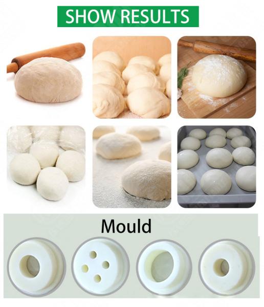 Professional electric pneumatic dough rounder machine/commerical small dough divider rolling machine