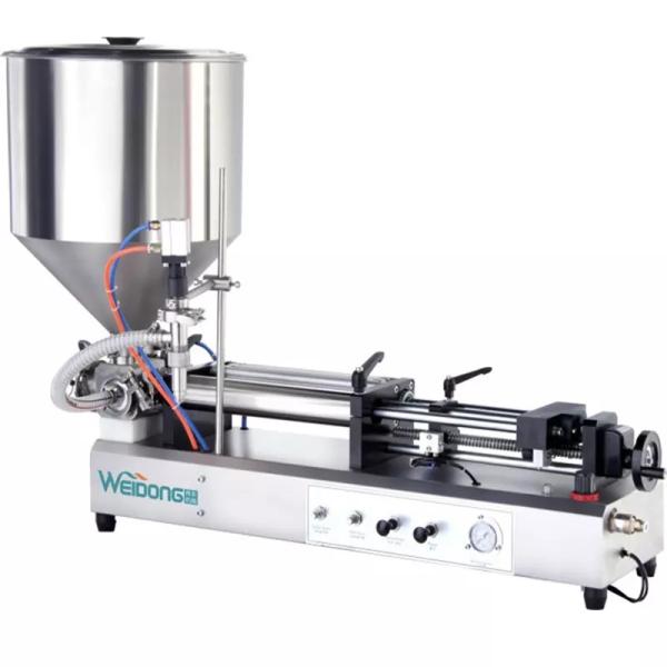 Máquina de enchimento de pistão pneumático líquido SUS304 220 V multifuncional