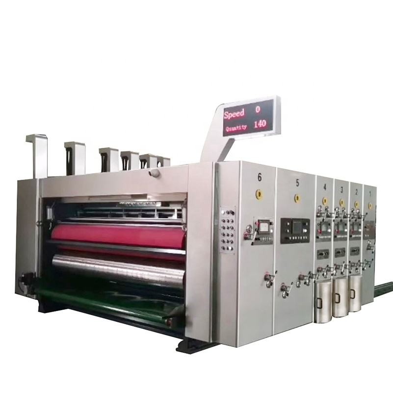 Автоматическая машина Slotter принтера Flexo цветов фидера 6 для рифленой коробки коробки