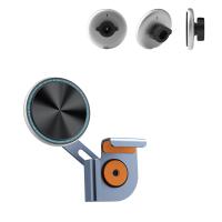 Chargeur sans fil magnétique métallique innovant Porteur de téléphone automobile pour automobile avec station de charge sans fil et lumière ambiante