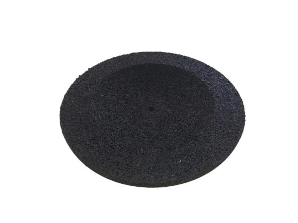Non Slip Custom Rubber Products Black Pole Rubber Base 18x18 X1.8 Inches For Soccer Training