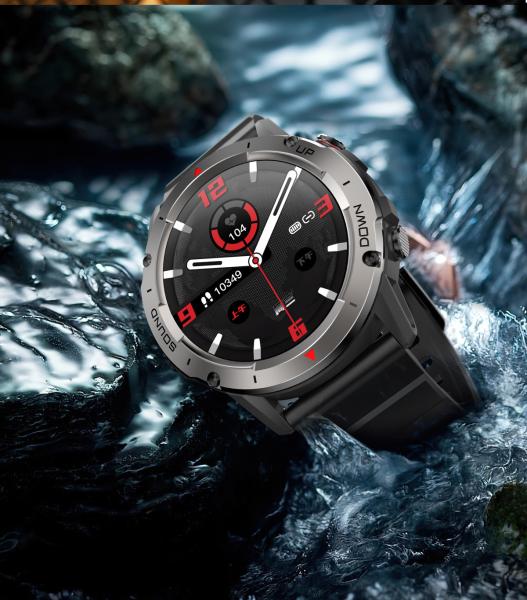Nouveau NX9 Défense Sports Bluetooth appel Smart Watch 1.39 écran rond Ultra Long Standby