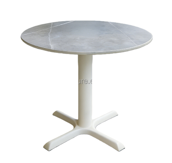 Round Sintered Stone Contemporary Outdoor Dining Tables for Events Parties Hotels Parks & Gyms-Yoshen YS8321