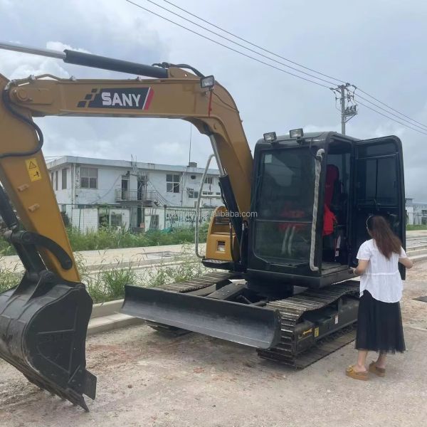 used mideum size excavator used sany 75c/secodn hand sany 75c on sale