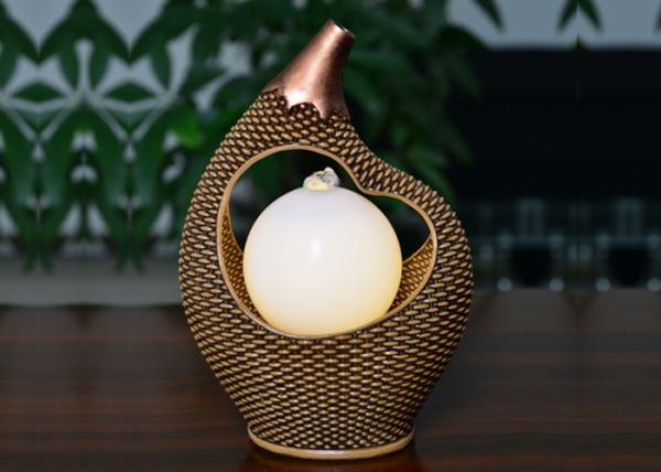 12 Inch T-Pot Ratten  Ornament Indoor Tabletop Fountains