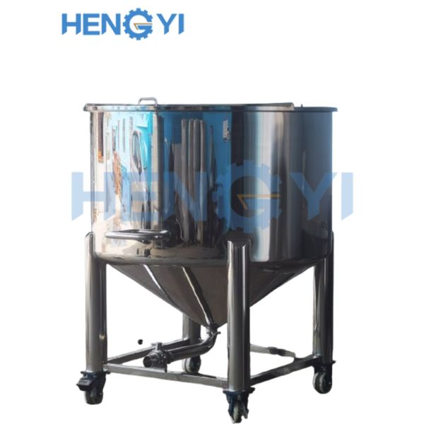 Single Layer Stainless Steel Mobile Storage Tank for Water Cosmetic Chemical