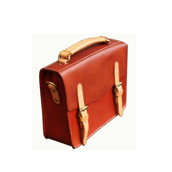 LH-62-3 Handmade Handbags Vintage Briefcase Genuine Leather Ladies Bags