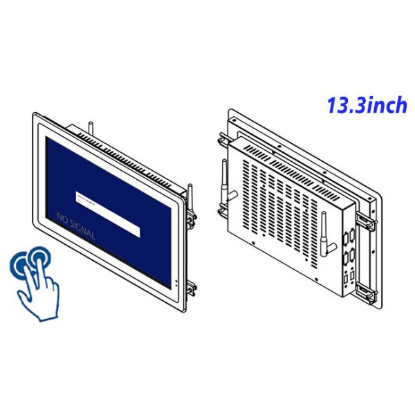 13.3-Inch Touch Monitor for Retail Applications and Public Terminals