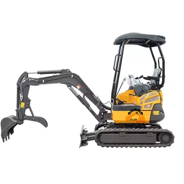 Fully Hydraulic 15HP EPA Towable Backhoe Excavator with Shovel/Ditch Finger/Log Thumb