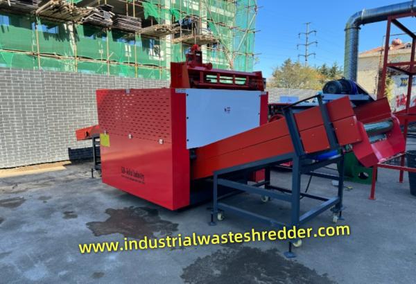 PP PE Plastic Bags Shredder Raffia Woven Sacks Grinder Shopping Bags Crusher Large Capacity