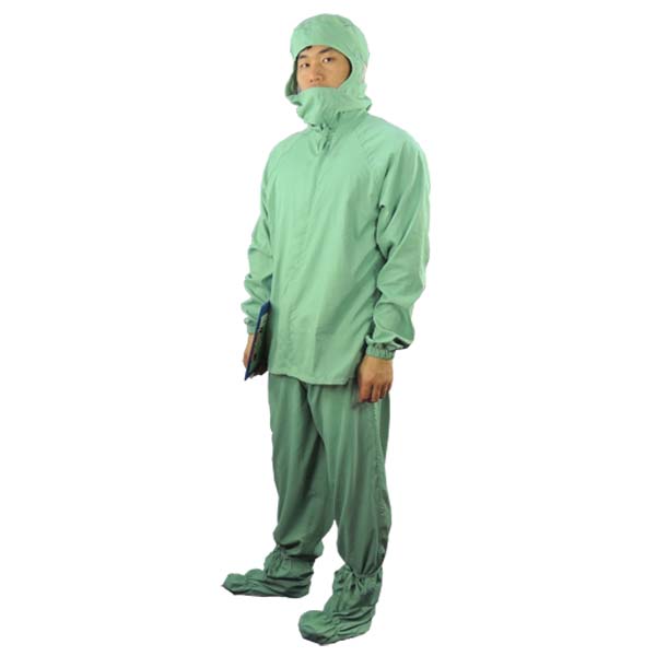 Dust Proof 100D 98% Cotton Antistatic Coveralls ESD Smock
