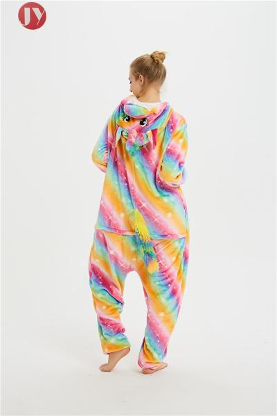 Plus Size Kigurumi Unicorn Onesie ,Thermal Light Weight Girls Rainbow Onesie
