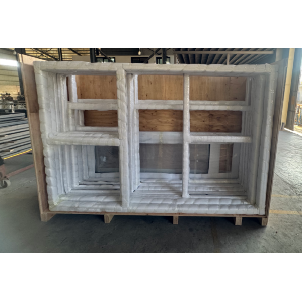 5+15A+5MM Double Glazed White Aluminium Sliding Windows  Casement Door For Sunroom Project