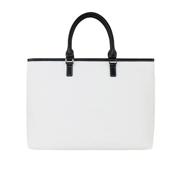 Zippered Waterproof Hand Tote Bags Raffia Custom Print for Summer Vacation