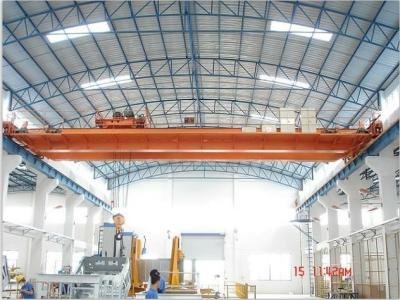 Economic Heavy Steel Structure Workshop And Warehouse With Overhead Bridge Cranes