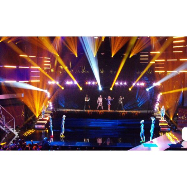 фольга Eyeliner привидения перца Musion фильма Hologram 3D для выставки этапа