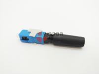 Campo de fibra ótica rápido do SC - conector instalável nenhum uso da repetição da manutenção programada TPU da cola Epoxy da necessidade