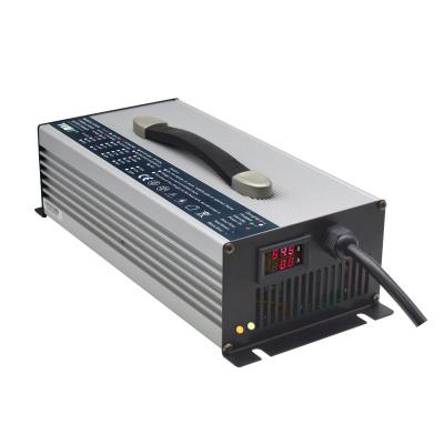 Carregador de bateria inteligente de prata do lítio de 24V Li Ion Charger 65A