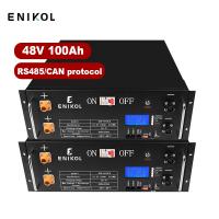 51.2V LFP Lifepo4 Bateria 50ah 100ah 200ah 24V 48V Bateria de iões de lítio