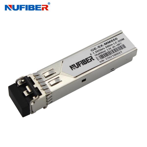 GE-SX-MM850 1.25G 850nm LC Multi Mode Optical Fiber Transceiver
