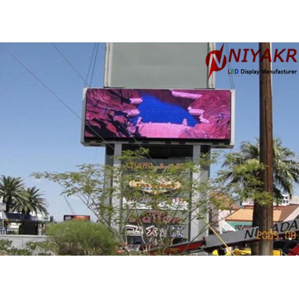 Pantalla LED a todo color al aire libre de P10 P8 P6 que hace publicidad de la pared video al aire libre