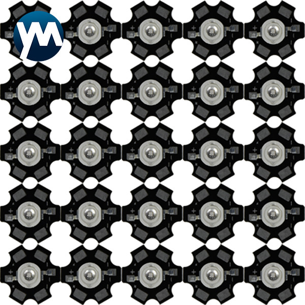 УЛЬТРАФИОЛЕТОВЫЙ модуль плиты люмена 20mm СИД SMD 3W имитационный алюминиевый леча лампу