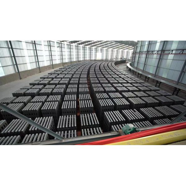 Глинистый кирпичный печь передвижная вращающаяся туннельная печь 600000 кирпичей / день для фабрики по изготовлению глинистых кирпичей