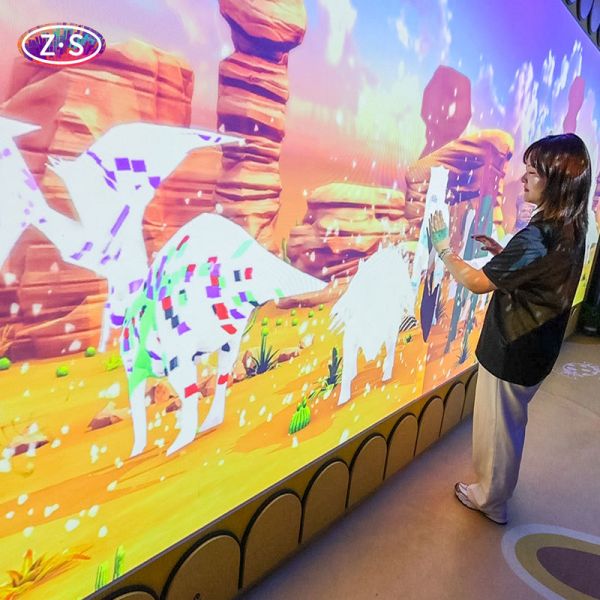 Interactive Coloring Wall with Proprietary Real-Time Coloring Recognition System