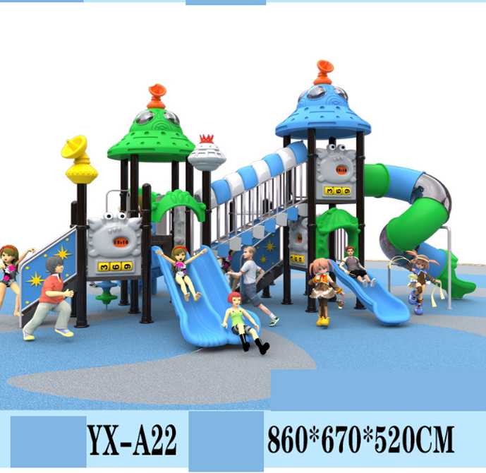 High-quality LLDPE plastic galvanized steel outdoor  children's playground equipment kindergarten at a competitive cost 
