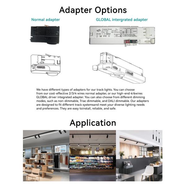 CRI90 Zoomable LED Track Light Aluminum Black Ceiling Spotlight For Museum Gallery