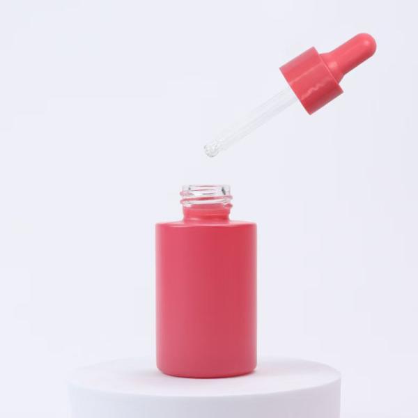 Bouteille d'huile essentielle en verre personnalisée 20ml 30ml 50ml avec bouchon compte-gouttes