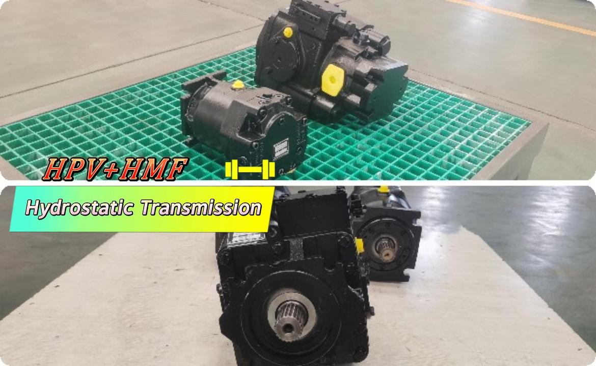 hpv90 hydrostatic transmission HPV90 HMF90 Гидростатическая приводная коробка передач Метод ручной загрузки