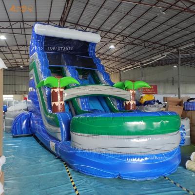 Castelo salto inflável com escorrega Castelo salto comercial para crianças