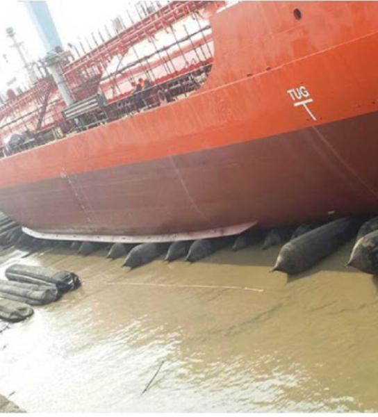 Navio de flutuação durável que lança Marine Rubber Airbag