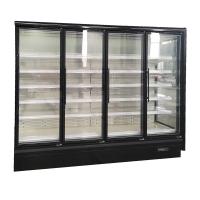 Multideck à distance glissant/a articulé le réfrigérateur en verre d'affichage de porte avec l'unité de condensation à distance de Copeland ou de Bitzer pour des boissons