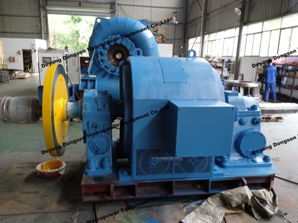 Gerador de turbina hidráulica de aço e aço inoxidável 50 anos de vida útil para geração de energia