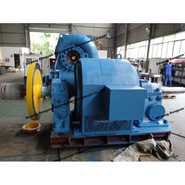 450-1000 оборотов в минуту Водная турбина Франсиса с микрогубернатором Долговечный срок службы 50 лет