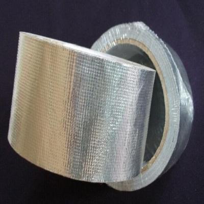Silver Reinforced Waterproof Aluminum Foil Coated Fiberglass Cloth