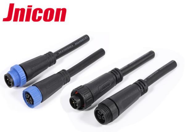 Equipamento masculino do diodo emissor de luz do Pin da fêmea 3 do conector plástico exterior da tomada da prova do tempo
