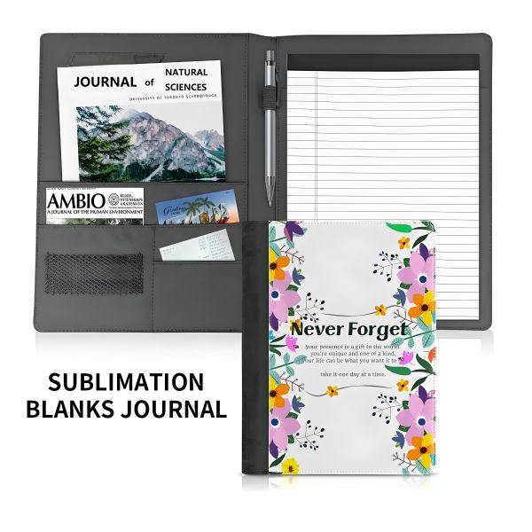 Sublimation Blank Notebook Journal Portfolio Diy Custom Logo Fabric Canvas Notepad Sublimation Notebooks