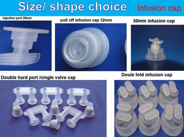 29mm 30mm PP Pull-off Infusion Cap for Non-PVC Film IV Infusion Bags Euro Cap for Plastic Infusion Bottle