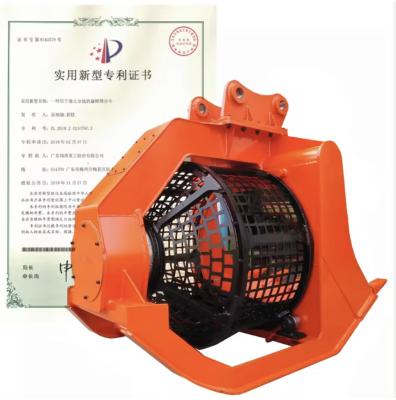 Customized ISO9001 Mini Digger Soil Screener For Excavator 2.5T-35T