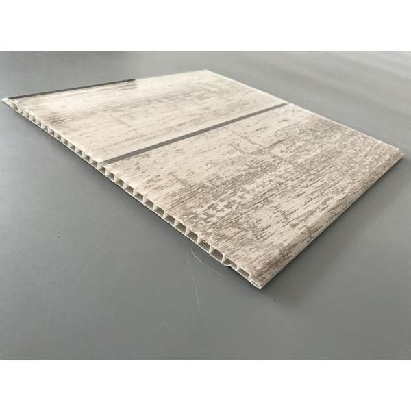 Slab Decorative PVC Panels Transfer Printing Durable 7mm Thick for Ceilings