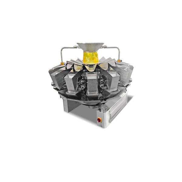 Camarón inastillable del pesador de Multihead de la comida congelada que pesa y sistema de empaquetado