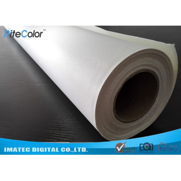 Microporous Glossy Poly Cotton Inkjet Printing Canvas Waterproof For Pigment Inks