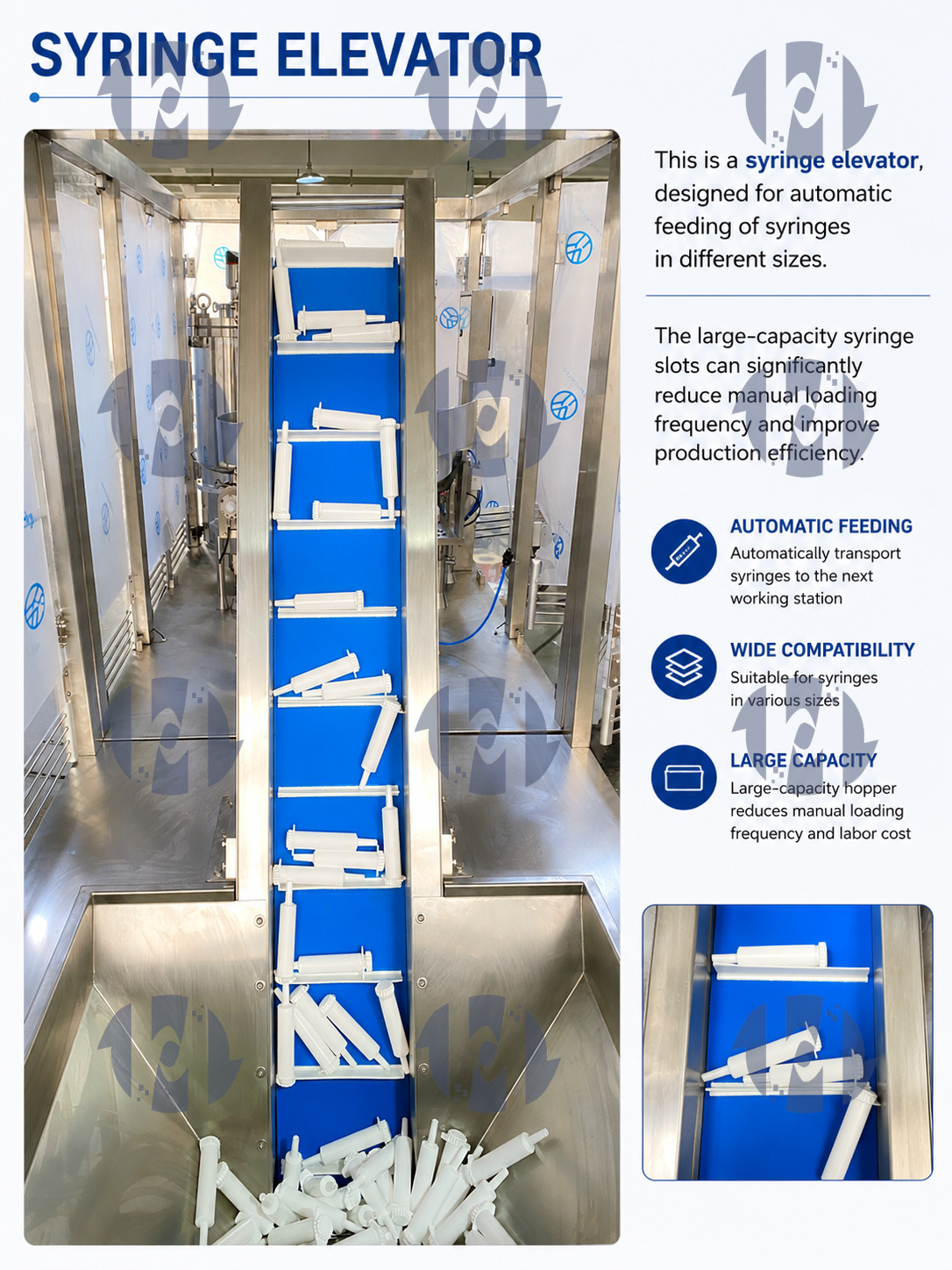 Fully Auto 380V Syringe Injector Filling Machine