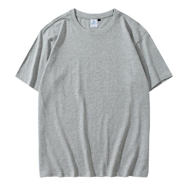 Round Neck Plain T Shirts Cotton 240gsm Thick Round Neck Shirt For Ladies